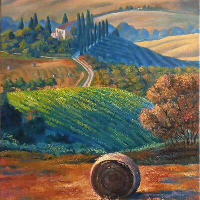 Oil painting on canvas by Tanya Jacobsz