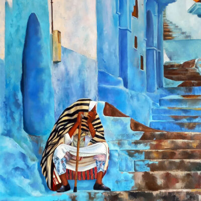 Earthen Stairs, Blue City