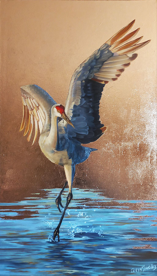 Oil painting on canvas by Tanya jacobsz